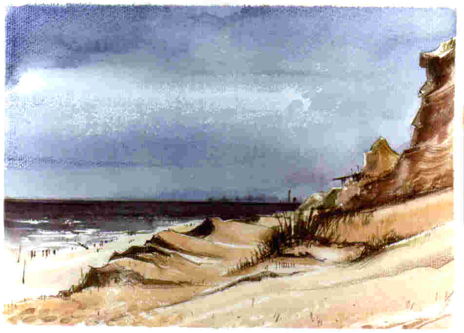 Sylt, am roten Kliff